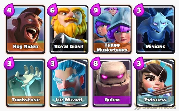 Battle Deck Princess Clash Royale 30