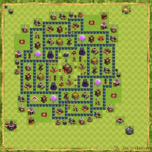 Base Hybrid Coc Th 10 Terbaru 31