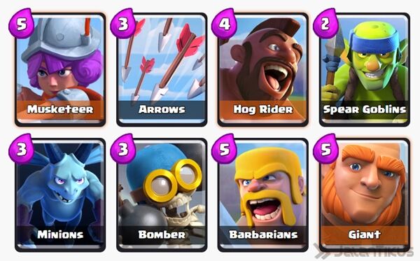 Inilah Kombinasi Battle Deck Musketeer Terbaik di Clash Royale Inilah Kombinasi Battle Deck Musketeer Terbaik di Clash Royale