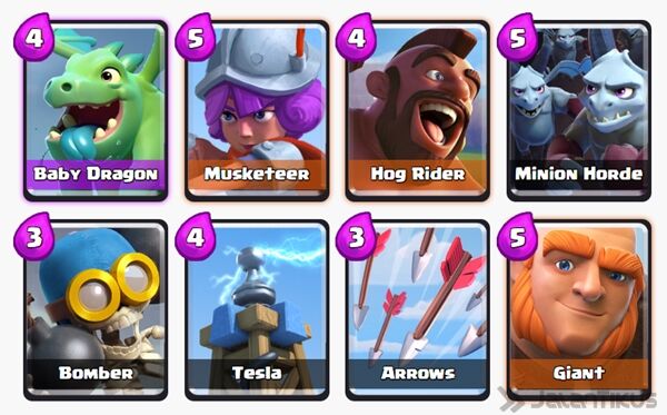 Inilah Kombinasi Battle Deck Musketeer Terbaik di Clash Royale