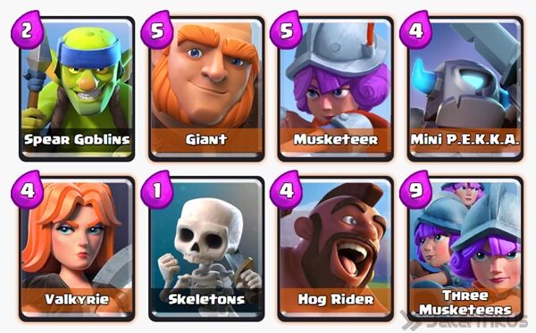 Inilah Kombinasi Battle Deck Musketeer Terbaik di Clash Royale Inilah Kombinasi Battle Deck Musketeer Terbaik di Clash Royale