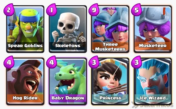 Inilah Kombinasi Battle Deck Musketeer Terbaik di Clash Royale Inilah Kombinasi Battle Deck Musketeer Terbaik di Clash Royale