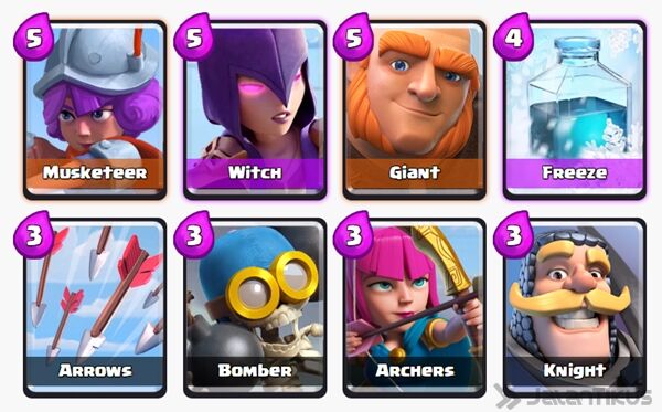 Inilah Kombinasi Battle Deck Musketeer Terbaik di Clash Royale Inilah Kombinasi Battle Deck Musketeer Terbaik di Clash Royale