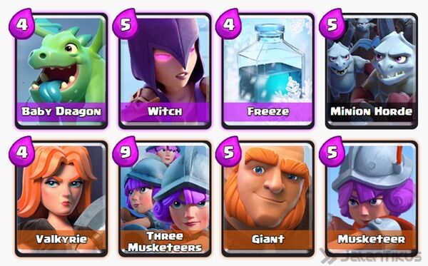 Inilah Kombinasi Battle Deck Musketeer Terbaik di Clash Royale Inilah Kombinasi Battle Deck Musketeer Terbaik di Clash Royale