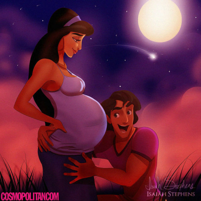 Ilustrasi Karakter Disney Saat Punya Anak 5