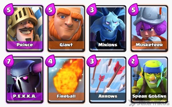 Battle Deck Prince Clash Royale 12