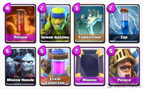 Battle Deck Prince Clash Royale 20
