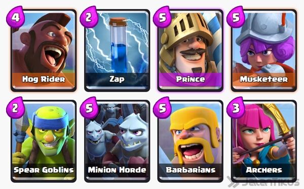 Battle Deck Prince Clash Royale 22