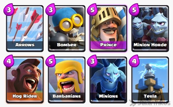 Battle Deck Prince Clash Royale 29