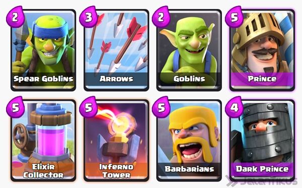 Battle Deck Prince Clash Royale 5
