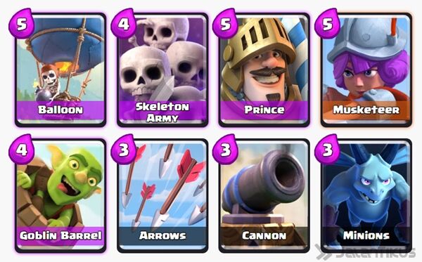 Battle Deck Prince Clash Royale 7