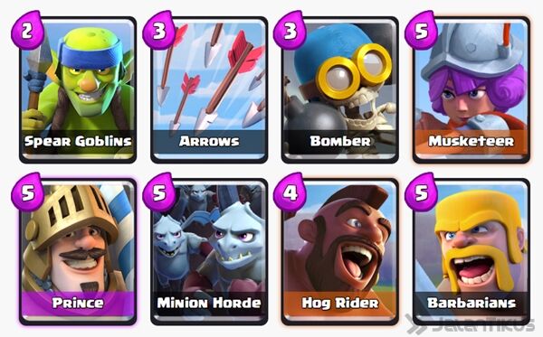 Battle Deck Prince Clash Royale 9