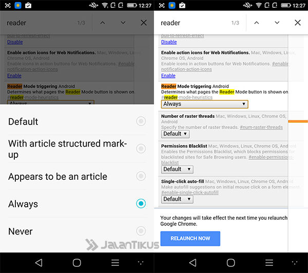 cara mengaktifkan reader mode 3