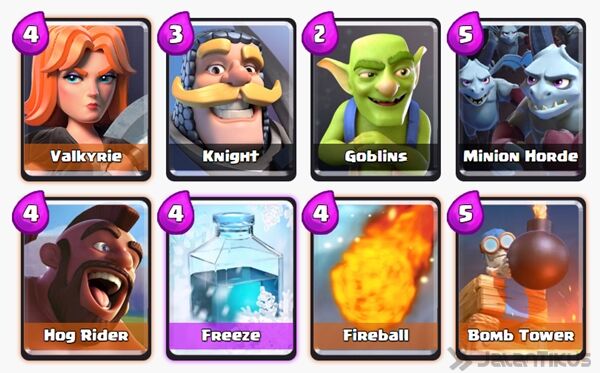 Battle Deck Archers Clash Royale 10