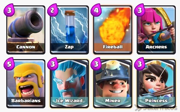 Battle Deck Archers Clash Royale 12