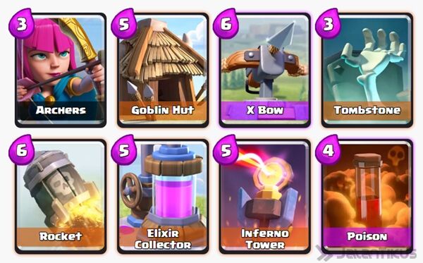 Battle Deck Archers Clash Royale 13
