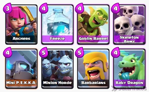Battle Deck Archers Clash Royale 16