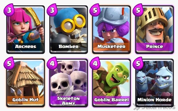 Battle Deck Archers Clash Royale 18