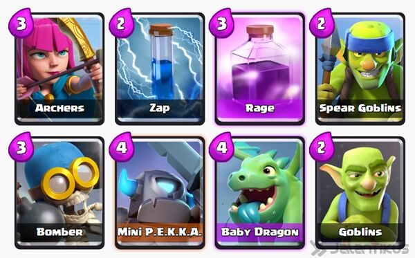 Battle Deck Archers Clash Royale 21