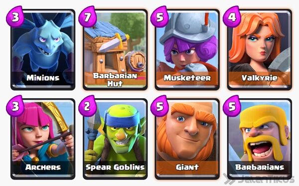 Battle Deck Archers Clash Royale 4