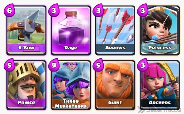 Battle Deck Archers Clash Royale 5