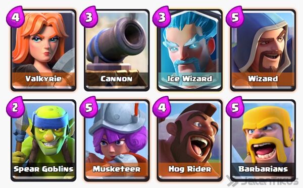 Battle Deck Wizard Clash Royale 13