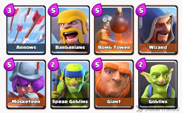 Battle Deck Wizard Clash Royale 14