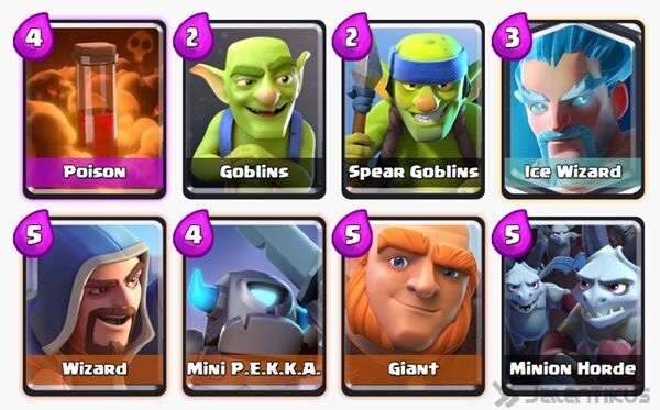 Battle Deck Wizard Clash Royale 16