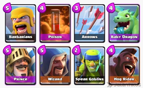 Battle Deck Wizard Clash Royale 19