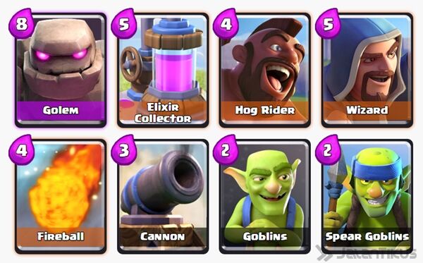 Battle Deck Wizard Clash Royale 21