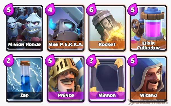 Battle Deck Wizard Clash Royale 23