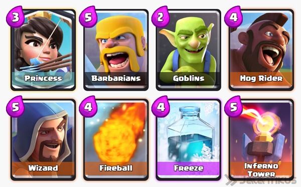 Battle Deck Wizard Clash Royale 9