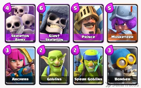 Battle Deck Skeleton Army Clash Royale 11