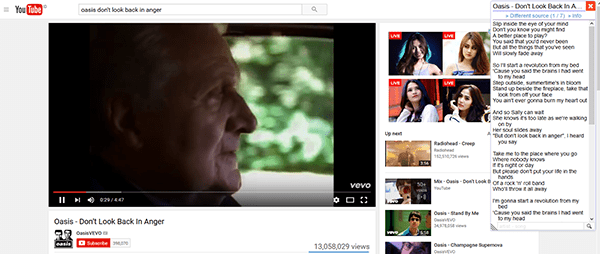 Cara Menampilkan Lirik Di Youtube 5