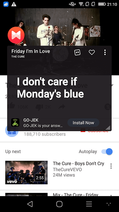 Cara Menampilkan Lirik Di Youtube 7