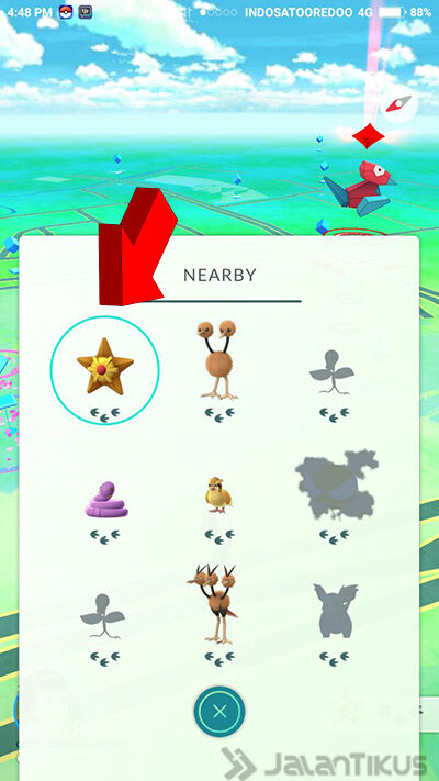cara baca nearby saat main pokemon go 2