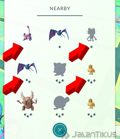 cara baca nearby saat main pokemon go 4