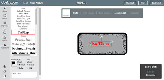 Label