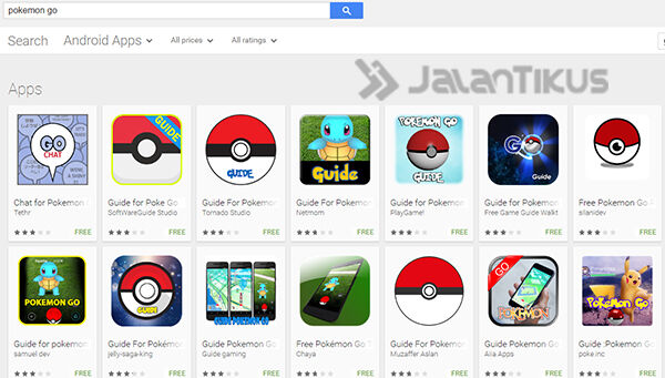 Aplikasi Palsu Pokemon Go 1