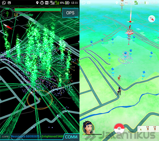 Ingress, Game yang Bisa Membantu Menemukan Pokemon Langka