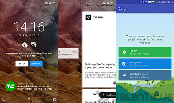 Corgi for Feedly News Magazine