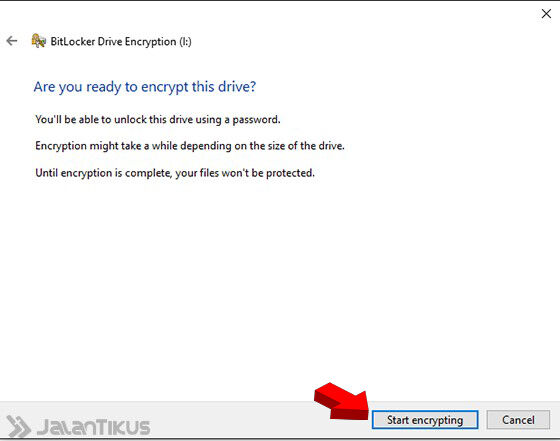cara buat password flashdisk 7