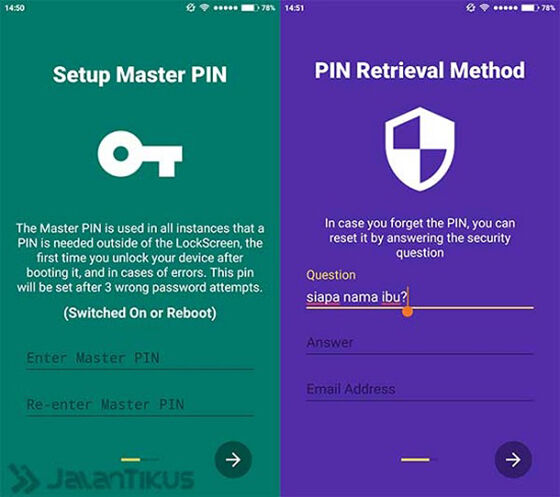 Install Aplikasi Droidlock