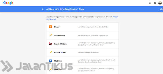 Kunjung Halaman Keamanan Google
