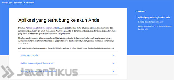 Pelajari Izin Akses