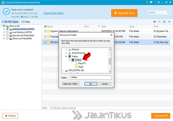cara mengembalikan file yang terhapus di windows 5