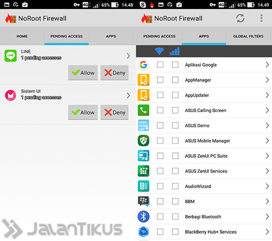 Noroot Firewall