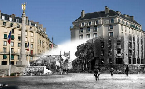Perbedaan kota Normandy Saat Perang Dunia Dengan Sekarang