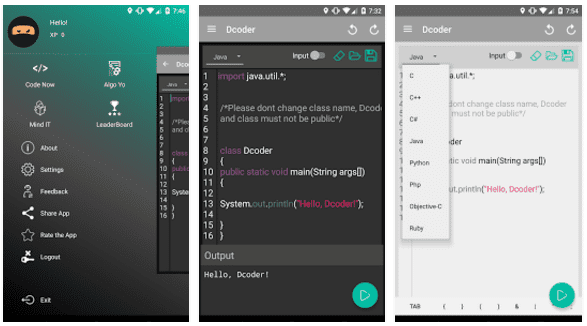 Aplikasi Dcoder