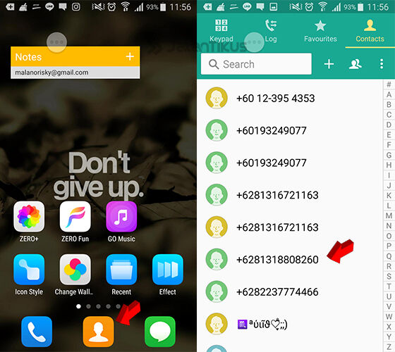 cara blokir nomor panggilan masuk di samsung 1